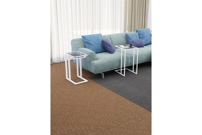 Ransdorp Satsbord 42 cm - Vit - Möbler - Vardagsrum - Soffbord & vardagsrumsbord - Satsbord