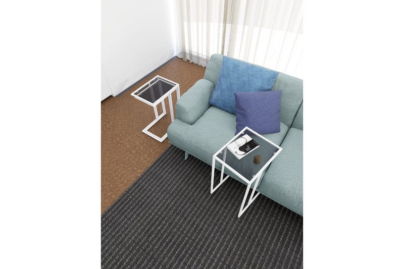 Ransdorp Satsbord 42 cm - Vit - Möbler - Vardagsrum - Soffbord & vardagsrumsbord - Satsbord