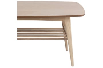 Reeves Rektangulärt Soffbord med Hyllor i Trä - Beige - Möbler - Vardagsrum - Soffbord & vardagsrumsbord - Soffbord