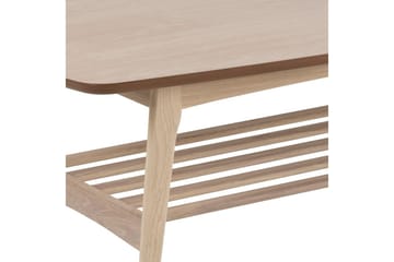 Reeves Rektangulärt Soffbord med Hyllor i Trä - Beige - Möbler - Vardagsrum - Soffbord & vardagsrumsbord - Soffbord