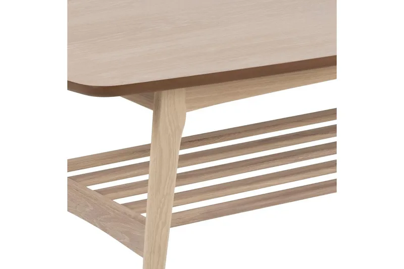 Reeves Rektangulärt Soffbord med Hyllor i Trä - Beige - Möbler - Vardagsrum - Soffbord & vardagsrumsbord - Soffbord