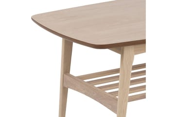 Reeves Rektangulärt Soffbord med Hyllor i Trä - Beige - Möbler - Vardagsrum - Soffbord & vardagsrumsbord - Soffbord