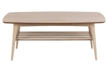 Reeves Rektangulärt Soffbord med Hyllor i Trä - Beige - Möbler - Vardagsrum - Soffbord & vardagsrumsbord - Soffbord