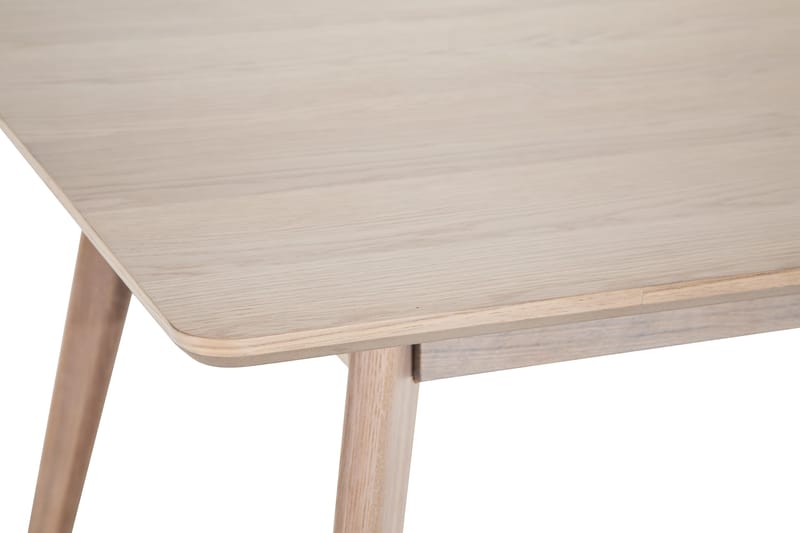 REFRESH Förlängningsbart Matbord 190 Vitpigmenterad Ek - Bord - Matbord & köksbord