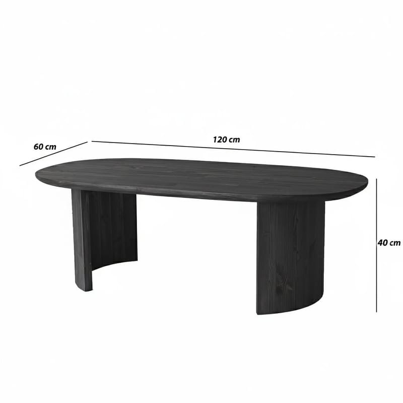 Renvik Soffbord 120x40x60 cm - Antracit - Möbler - Vardagsrum - Soffbord & vardagsrumsbord - Soffbord