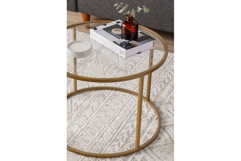 Retzow Soffbord 60 cm - Guld - Möbler - Vardagsrum - Soffbord & vardagsrumsbord - Soffbord