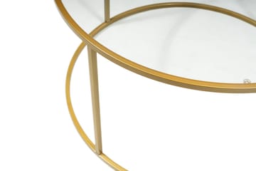 Retzow Soffbord 80 cm - Guld - Möbler - Vardagsrum - Soffbord & vardagsrumsbord - Soffbord