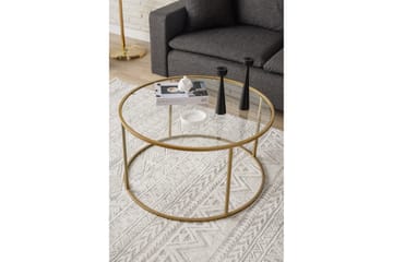 Retzow Soffbord 80 cm - Guld - Möbler - Vardagsrum - Soffbord & vardagsrumsbord - Soffbord