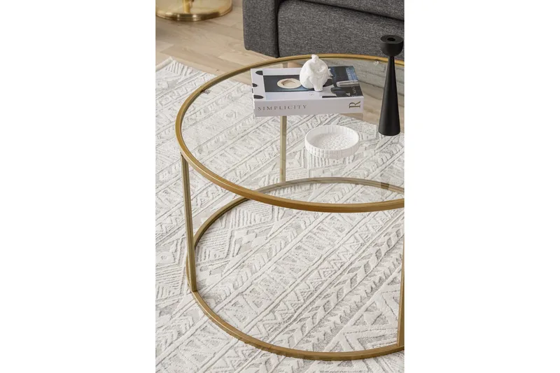 Retzow Soffbord 80 cm - Guld - Möbler - Vardagsrum - Soffbord & vardagsrumsbord - Soffbord