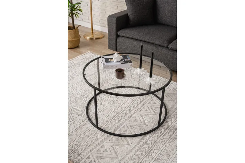 Retzow Soffbord 80 cm - Svart - Möbler - Vardagsrum - Soffbord & vardagsrumsbord - Soffbord