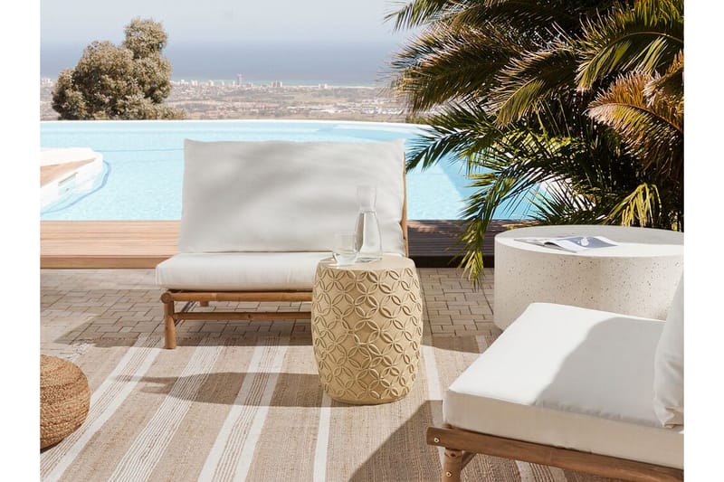 Rigge Sidobord 33 cm - Beige - Möbler - Vardagsrum - Soffbord & vardagsrumsbord - Brickbord