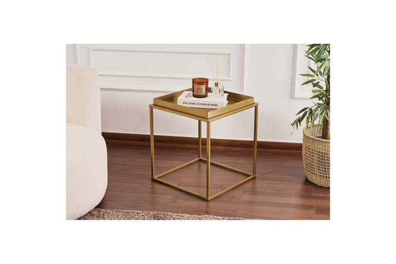 Rilo Soffbord 45 cm - Guld - Möbler - Vardagsrum - Soffbord & vardagsrumsbord - Soffbord