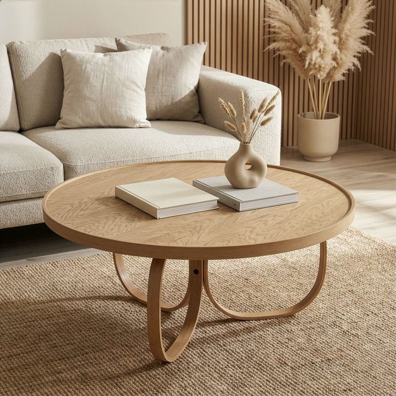 Rirena Soffbord 110 cm - Ek - Möbler - Vardagsrum - Soffbord & vardagsrumsbord - Soffbord