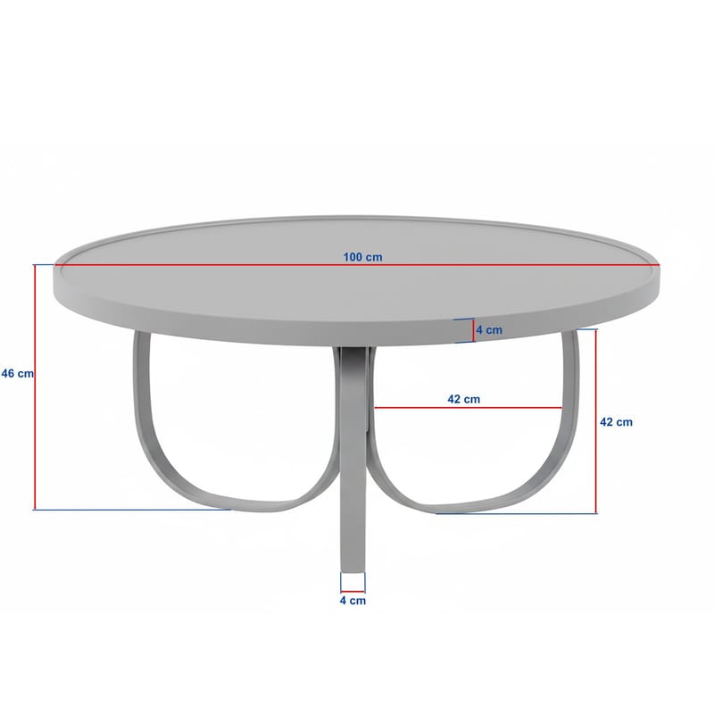 Rirena Soffbord 110 cm - Valnöt - Möbler - Vardagsrum - Soffbord & vardagsrumsbord - Soffbord