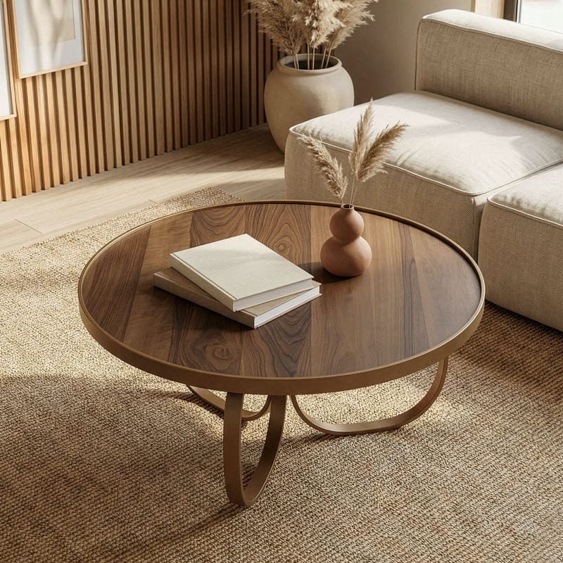 Rirena Soffbord 110 cm - Valnöt - Möbler - Vardagsrum - Soffbord & vardagsrumsbord - Soffbord