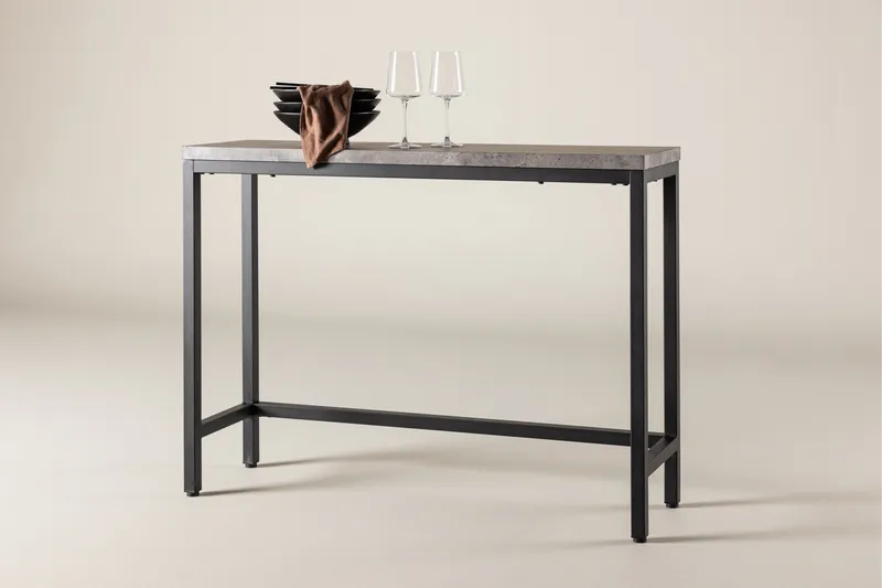 Rise Sidobord 110x30 cm - Svart - Möbler - Vardagsrum - Soffbord & vardagsrumsbord - Sidobord & lampbord