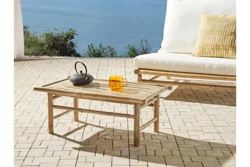 Rosthern Soffbord 80x45 cm - Ljusbrun - Utemöbler - Trädgårdsbord & Utebord - Soffbord utomhus & loungebord