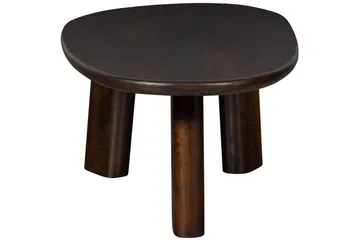 Roundly Ovalt Soffbord med Organisk Form i Trä - Brun - Möbler - Vardagsrum - Soffbord & vardagsrumsbord - Soffbord