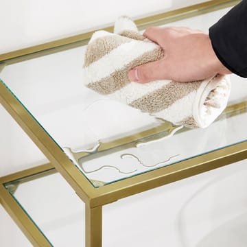 Rovena Byrå 90 cm - Guld/transparent - Möbler - Vardagsrum - Soffbord & vardagsrumsbord - Avlastningsbord & konsolbord