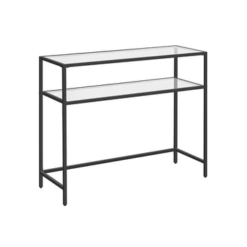 Rovena Byrå 90 cm - Svart och transparent - Möbler - Vardagsrum - Soffbord & vardagsrumsbord - Avlastningsbord & konsolbord