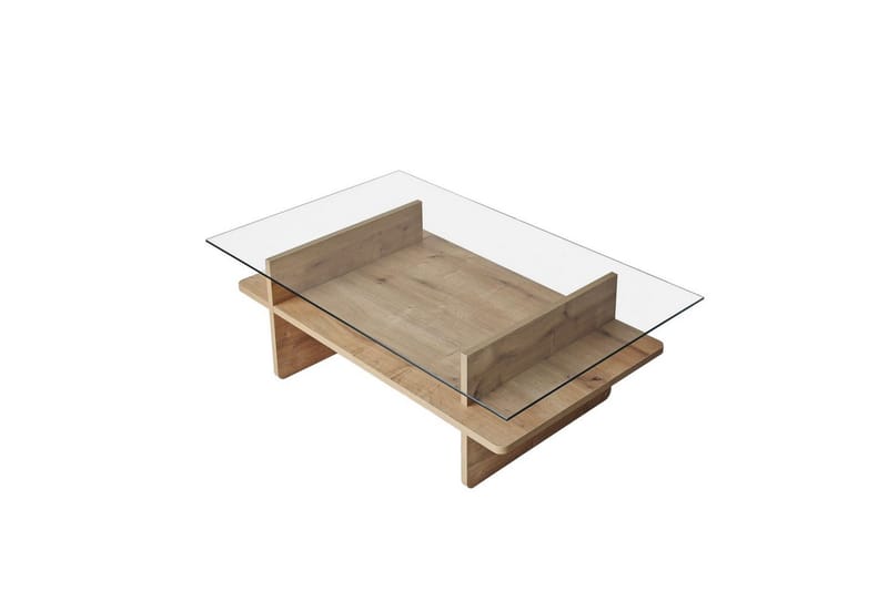 Rubby Soffbord 105 cm - Vit/Mörkgrön - Möbler - Vardagsrum - Soffbord & vardagsrumsbord - Soffbord