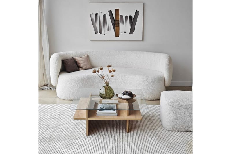 Rubby Soffbord 90 cm - Blå/Vit - Möbler - Vardagsrum - Soffbord & vardagsrumsbord - Soffbord