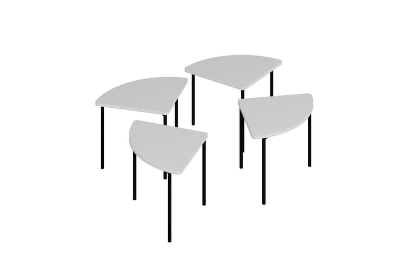 Rusele Soffbord 90 cm - Vit - Möbler - Vardagsrum - Soffbord & vardagsrumsbord - Satsbord