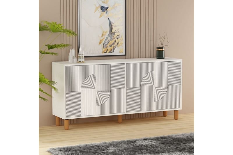 Ruvan Konsollbord 150 cm - Vit - Möbler - Vardagsrum - Soffbord & vardagsrumsbord - Avlastningsbord & konsolbord