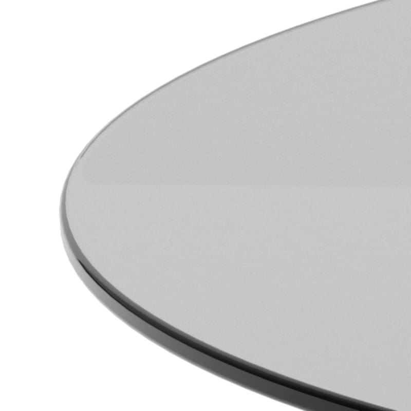 Ryvos Soffbord i Glas 80 cm Rund - Rökfärgad - Möbler - Vardagsrum - Soffbord & vardagsrumsbord - Soffbord