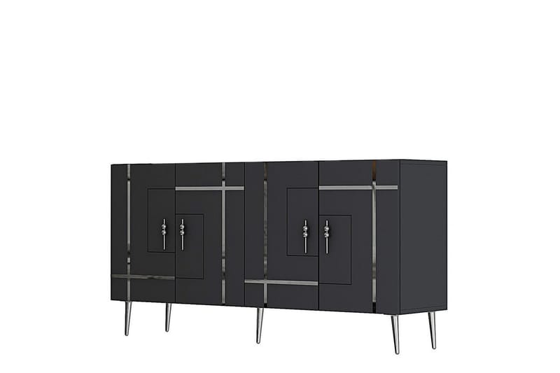 Safiya Konsollbord 150 cm - Silver/Antracit - Möbler - Vardagsrum - Soffbord & vardagsrumsbord - Avlastningsbord & konsolbord