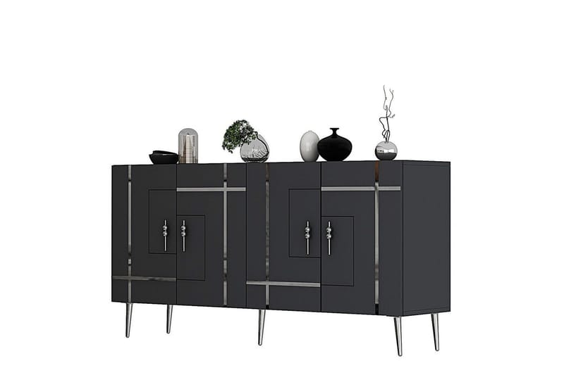 Safiya Konsollbord 150 cm - Silver/Antracit - Möbler - Vardagsrum - Soffbord & vardagsrumsbord - Avlastningsbord & konsolbord