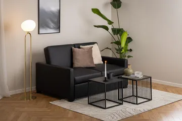 Saklani Sidobord 40 cm - Svart - Möbler - Vardagsrum - Soffbord & vardagsrumsbord - Brickbord
