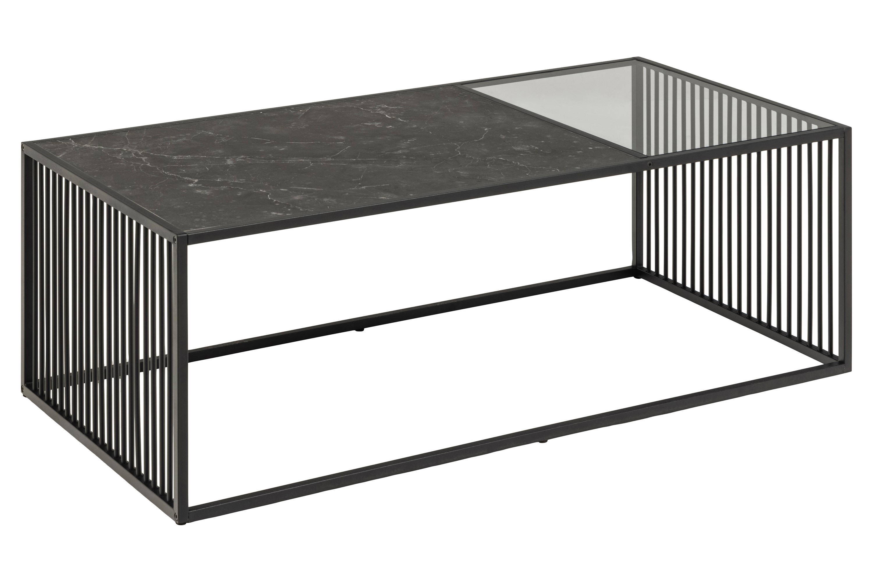 saklani soffbord 120x60 cm svart -