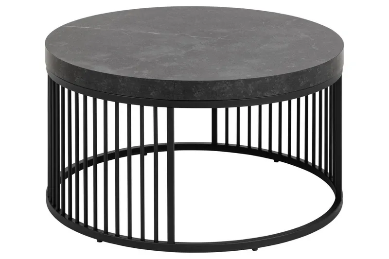 Saklani Soffbord 65 cm, Svart