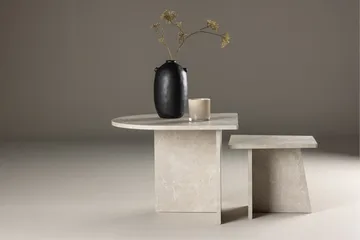 Sala Travertin Soffbord - Beige - Möbler - Vardagsrum - Soffbord & vardagsrumsbord - Satsbord