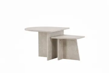 Sala Travertin Soffbord - Beige - Möbler - Vardagsrum - Soffbord & vardagsrumsbord - Satsbord