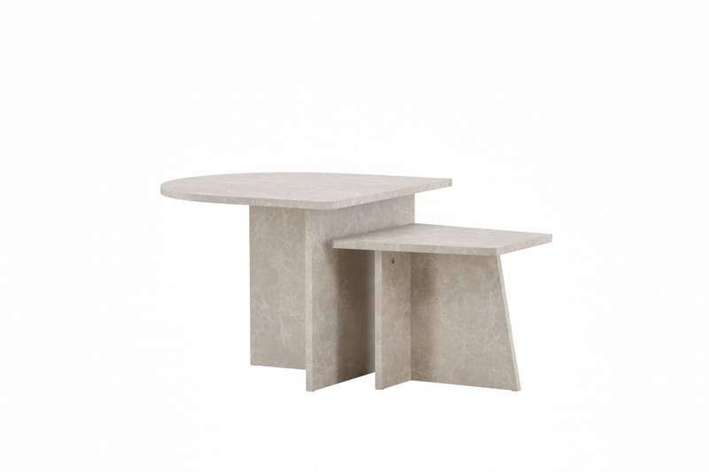 Sala Travertin Soffbord - Beige - Möbler - Vardagsrum - Soffbord & vardagsrumsbord - Satsbord