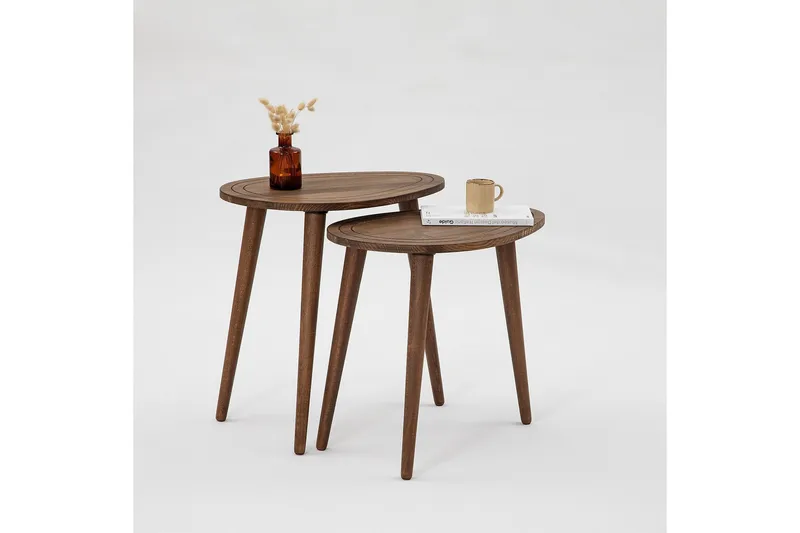 Saldus Satsbord - Valnöt - Möbler - Vardagsrum - Soffbord & vardagsrumsbord - Satsbord