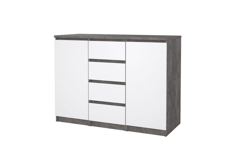Salomns Sidobord 121 cm - Vit - Möbler - Vardagsrum - Soffbord & vardagsrumsbord - Brickbord