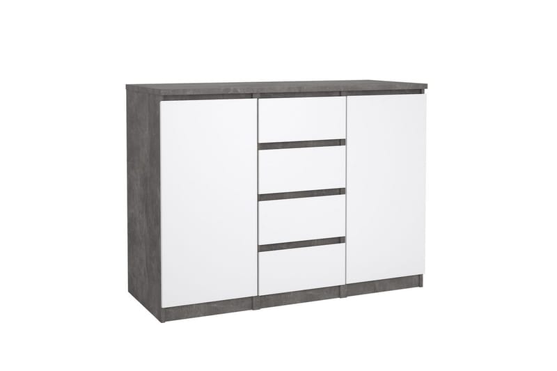 Salomns Sidobord 121 cm - Vit - Möbler - Vardagsrum - Soffbord & vardagsrumsbord - Brickbord