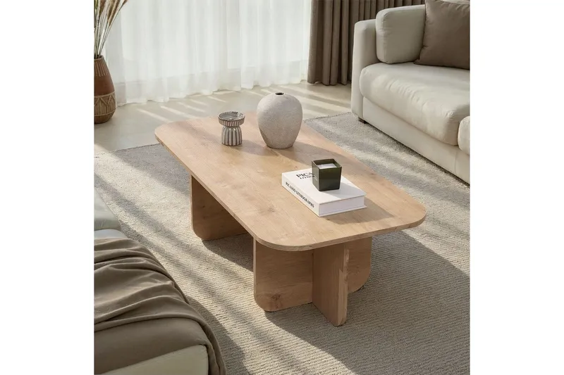 Salrin Soffbord 120 cm - Brun - Möbler - Vardagsrum - Soffbord & vardagsrumsbord - Soffbord