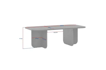 Salrin Soffbord 120 cm - Svart - Möbler - Vardagsrum - Soffbord & vardagsrumsbord - Soffbord