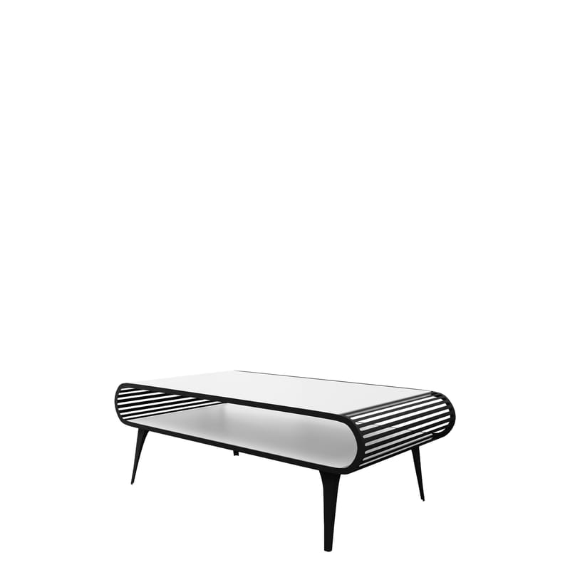 Salvaris Soffbord 120 cm - Svart och vit - Möbler - Vardagsrum - Soffbord & vardagsrumsbord - Soffbord