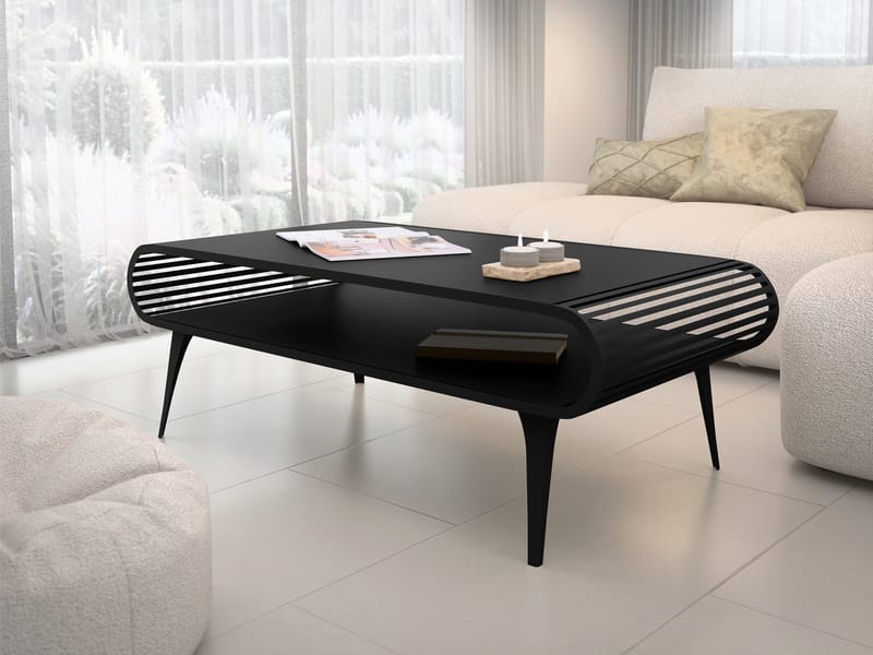 Salvaris Soffbord 120 cm - Svart - Möbler - Vardagsrum - Soffbord & vardagsrumsbord - Soffbord