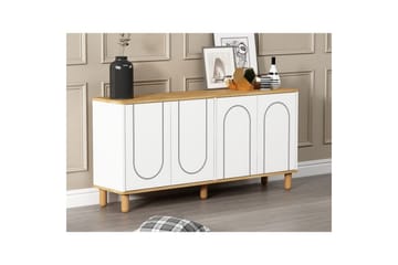 Salven Konsollbord 150 cm - Ek/Vit - Möbler - Vardagsrum - Soffbord & vardagsrumsbord - Avlastningsbord & konsolbord