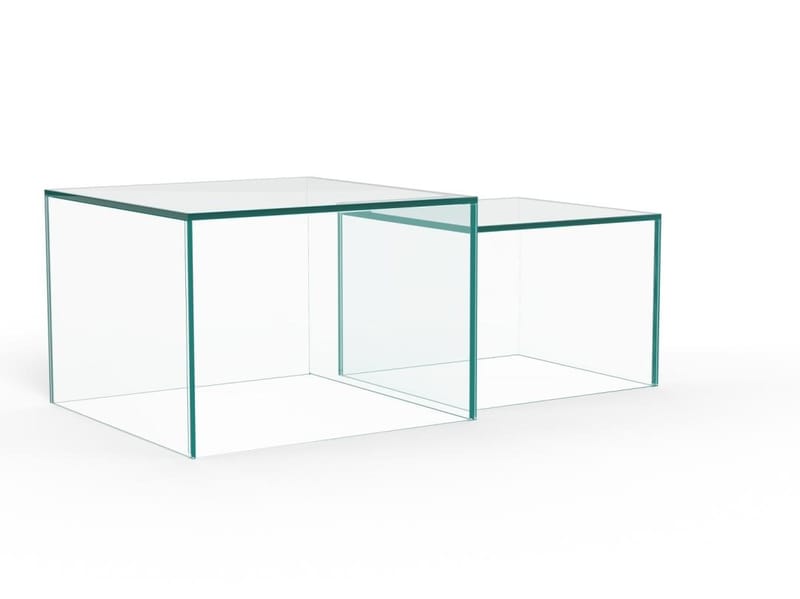 Samon Soffbord 50 cm - Kristallklar - Möbler - Vardagsrum - Soffbord & vardagsrumsbord - Soffbord