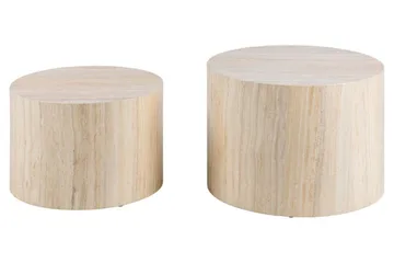 Samon Soffbord 58 cm - Beige - Möbler - Vardagsrum - Soffbord & vardagsrumsbord - Satsbord
