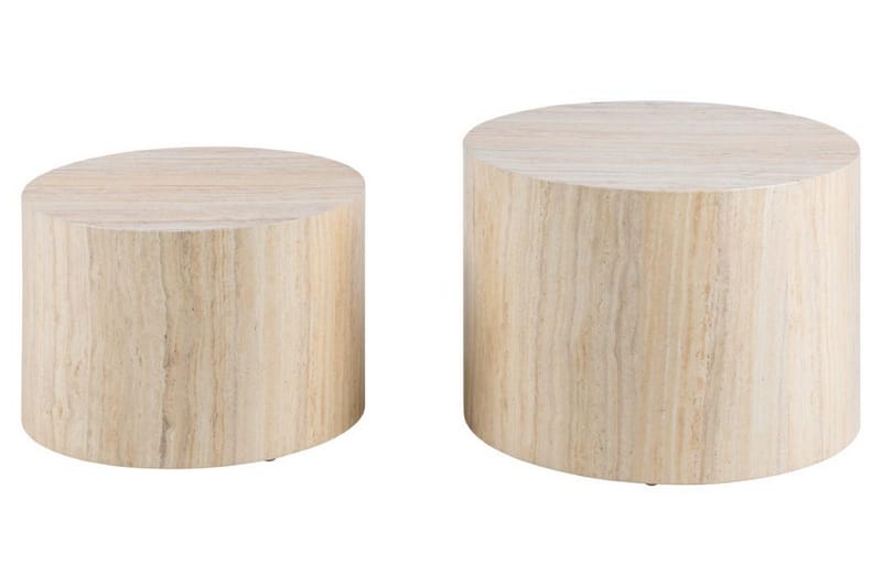 Samon Soffbord 58 cm - Beige - Möbler - Vardagsrum - Soffbord & vardagsrumsbord - Satsbord