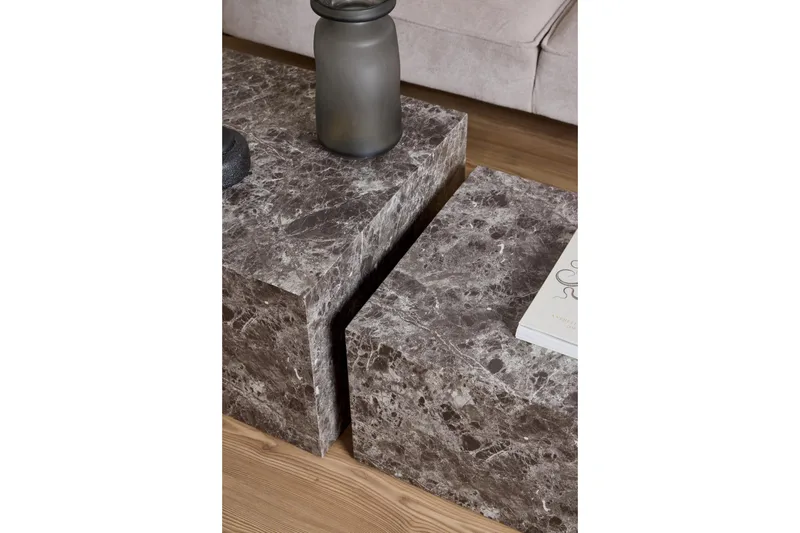 Samon Soffbord 58 cm - Brun - Möbler - Vardagsrum - Soffbord & vardagsrumsbord - Satsbord