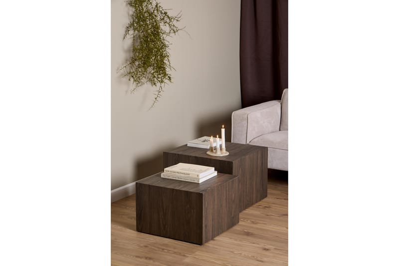 Samon Soffbord 58 cm - Brun - Möbler - Vardagsrum - Soffbord & vardagsrumsbord - Satsbord